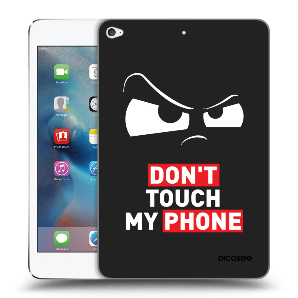 Picasee silikonový černý obal pro Apple iPad mini 4 - Cloudy Eye - Transparent