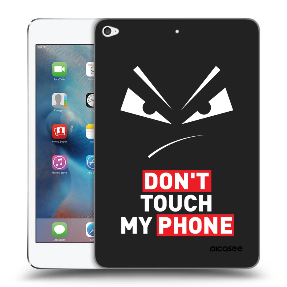 Picasee silikonový černý obal pro Apple iPad mini 4 - Evil Eye - Transparent