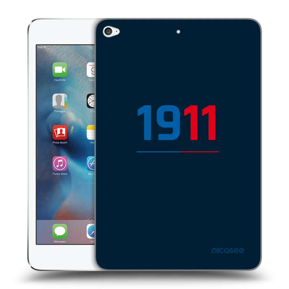 Picasee silikonový průhledný obal pro Apple iPad mini 4 - FC Viktoria Plzeň D