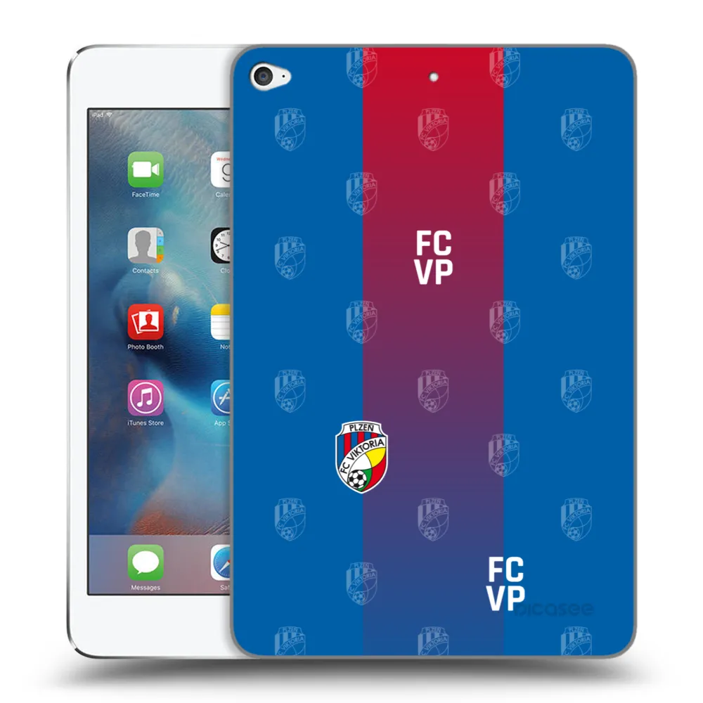 Picasee silikonový průhledný obal pro Apple iPad mini 4 - FC Viktoria Plzeň F