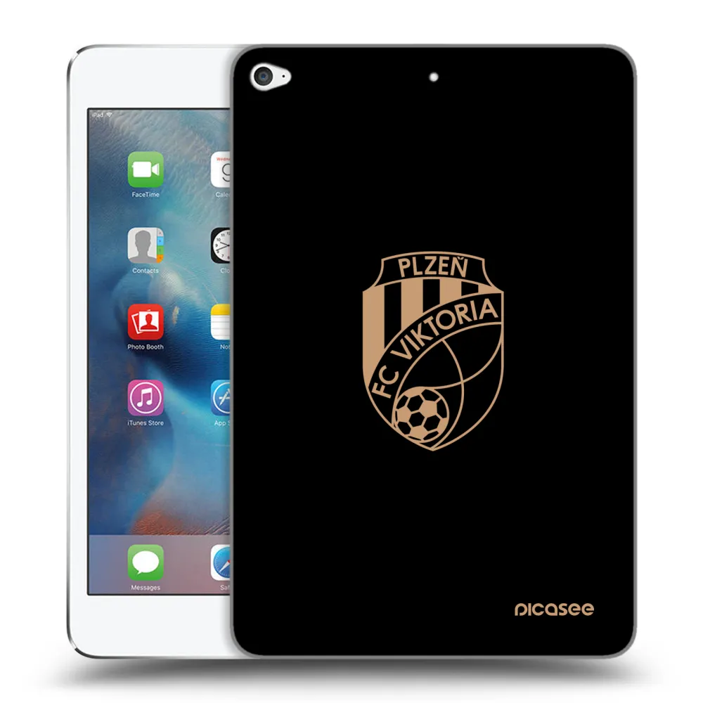Picasee silikonový černý obal pro Apple iPad mini 4 - FC Viktoria Plzeň I