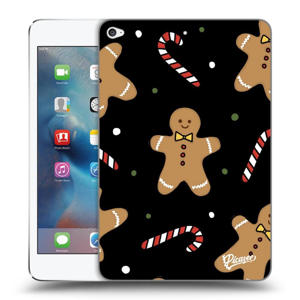 Picasee silikonový černý obal pro Apple iPad mini 4 - Gingerbread