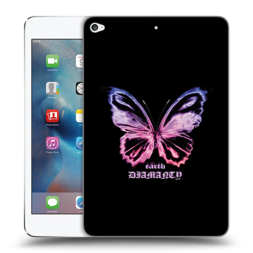 Picasee silikonový průhledný obal pro Apple iPad mini 4 - Diamanty Purple