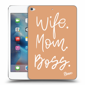 Picasee silikonový průhledný obal pro Apple iPad mini 4 - Boss Mama