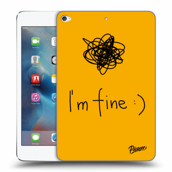 Picasee silikonový černý obal pro Apple iPad mini 4 - I am fine
