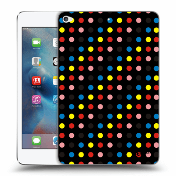 Picasee silikonový černý obal pro Apple iPad mini 4 - Colorful dots