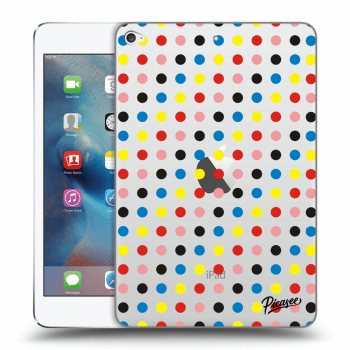 Picasee silikonový průhledný obal pro Apple iPad mini 4 - Colorful dots