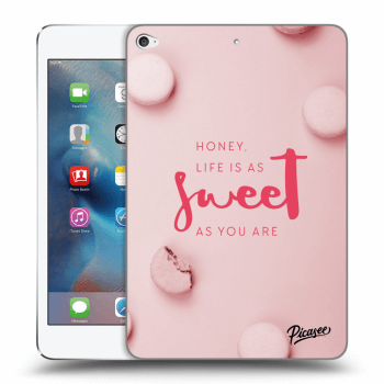 Picasee silikonový průhledný obal pro Apple iPad mini 4 - Life is as sweet as you are