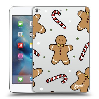 Picasee silikonový průhledný obal pro Apple iPad mini 4 - Gingerbread