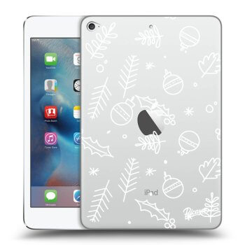 Picasee silikonový průhledný obal pro Apple iPad mini 4 - Mistletoe