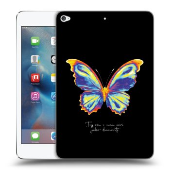 Picasee silikonový průhledný obal pro Apple iPad mini 4 - Diamanty Black