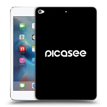 Picasee silikonový černý obal pro Apple iPad mini 4 - Picasee - new logo - white