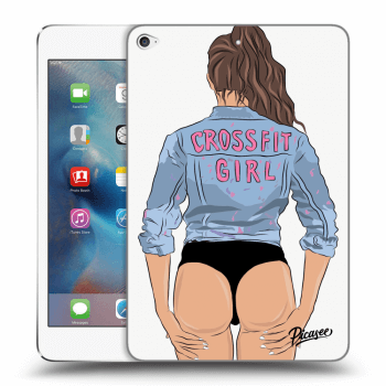 Picasee silikonový průhledný obal pro Apple iPad mini 4 - Crossfit girl - nickynellow