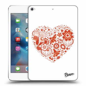 Picasee silikonový černý obal pro Apple iPad mini 4 - Big heart