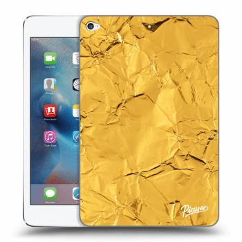 Picasee silikonový průhledný obal pro Apple iPad mini 4 - Gold