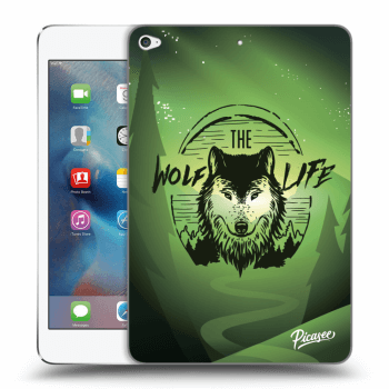 Picasee silikonový černý obal pro Apple iPad mini 4 - Wolf life