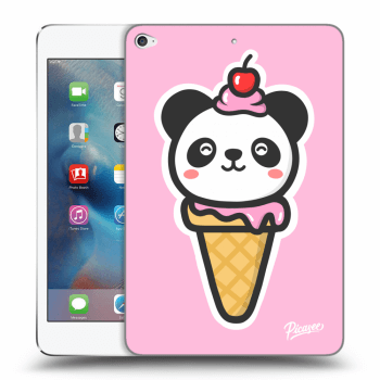 Picasee silikonový průhledný obal pro Apple iPad mini 4 - Ice Cream Panda