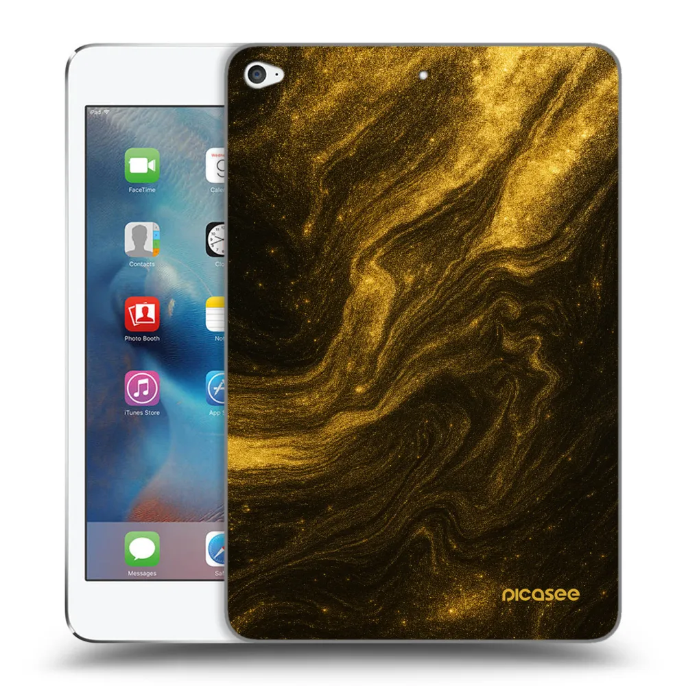 Picasee silikonový průhledný obal pro Apple iPad mini 4 - Černá