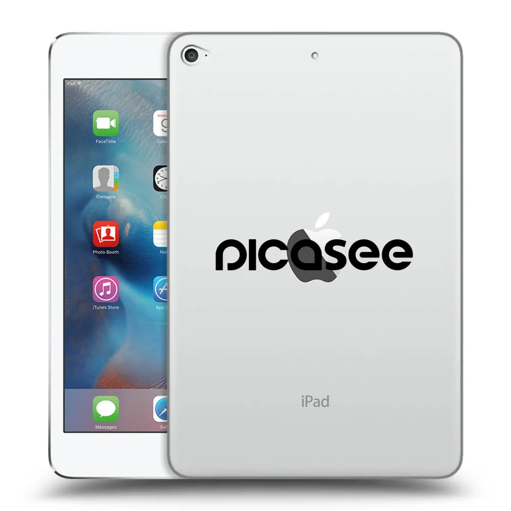 Picasee silikonový průhledný obal pro Apple iPad mini 4 - Picasee - new logo - black