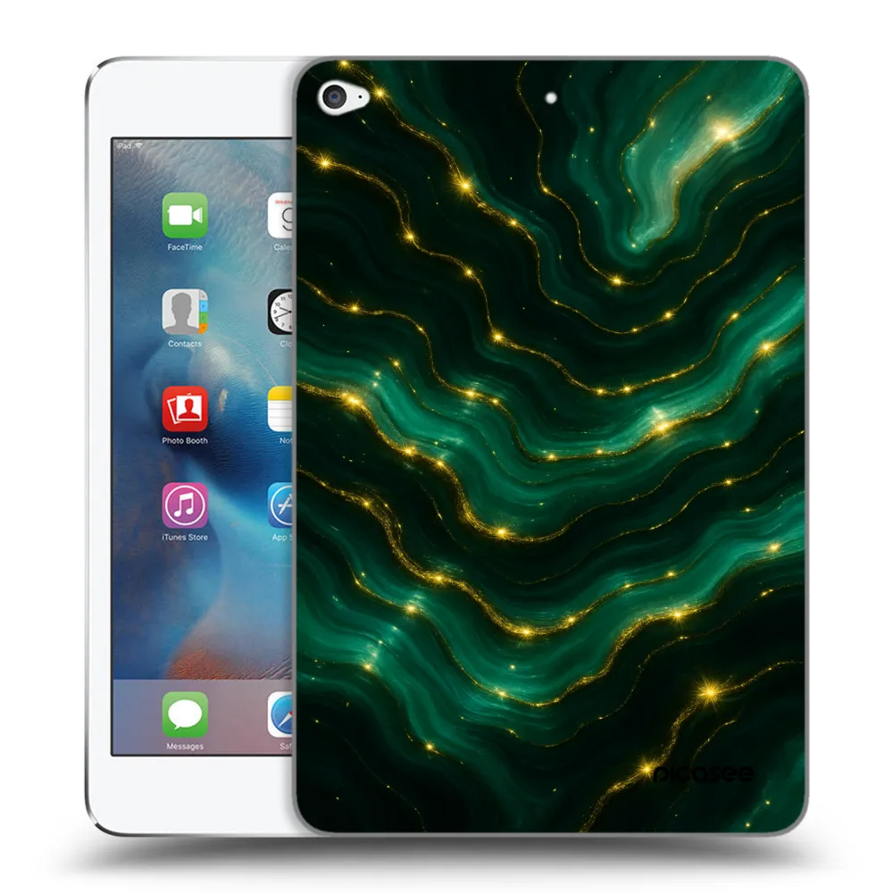 Picasee silikonový průhledný obal pro Apple iPad mini 4 - Emerald