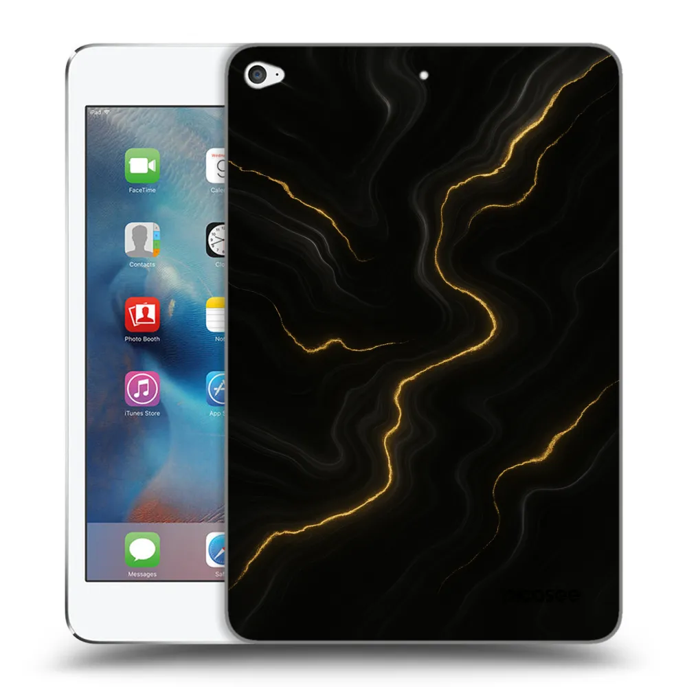 Picasee silikonový průhledný obal pro Apple iPad mini 4 - Thunder