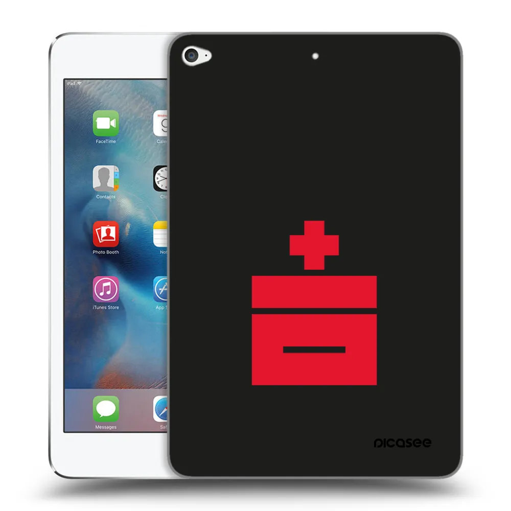 Picasee silikonový průhledný obal pro Apple iPad mini 4 - Le Plastenciaga