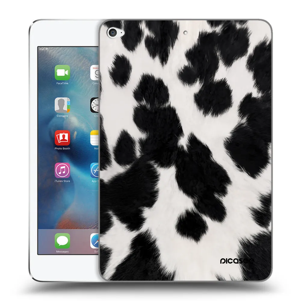 Picasee silikonový průhledný obal pro Apple iPad mini 4 - Black Moo
