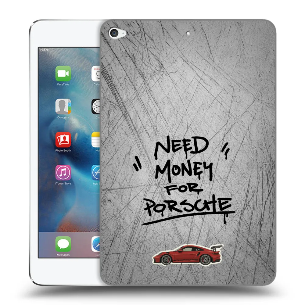 Picasee silikonový průhledný obal pro Apple iPad mini 4 - Grey Drift
