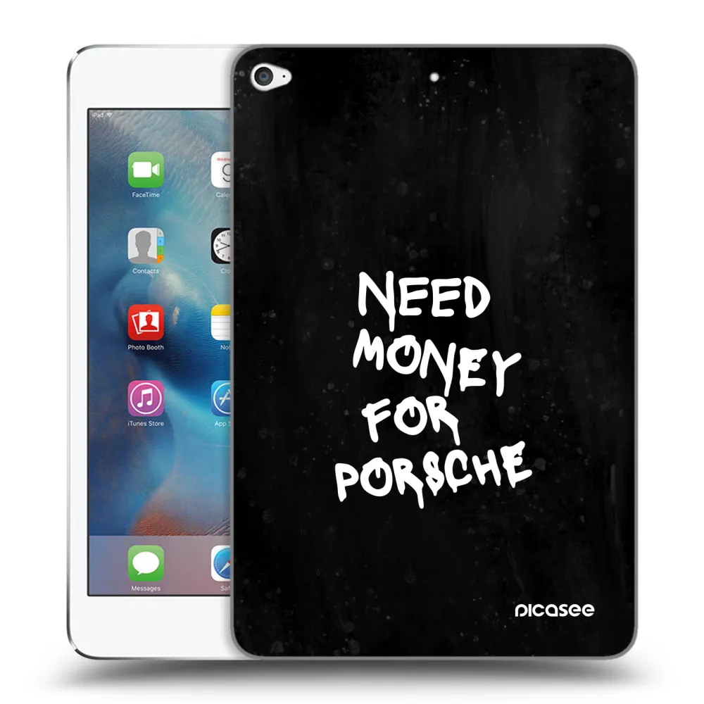 Picasee silikonový průhledný obal pro Apple iPad mini 4 - Black Dollar
