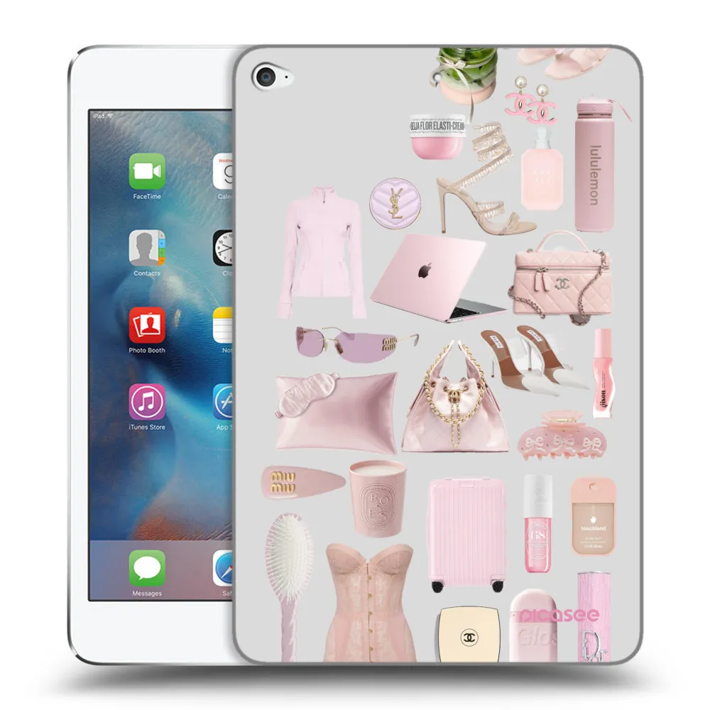 Picasee silikonový průhledný obal pro Apple iPad mini 4 - Glam Babe
