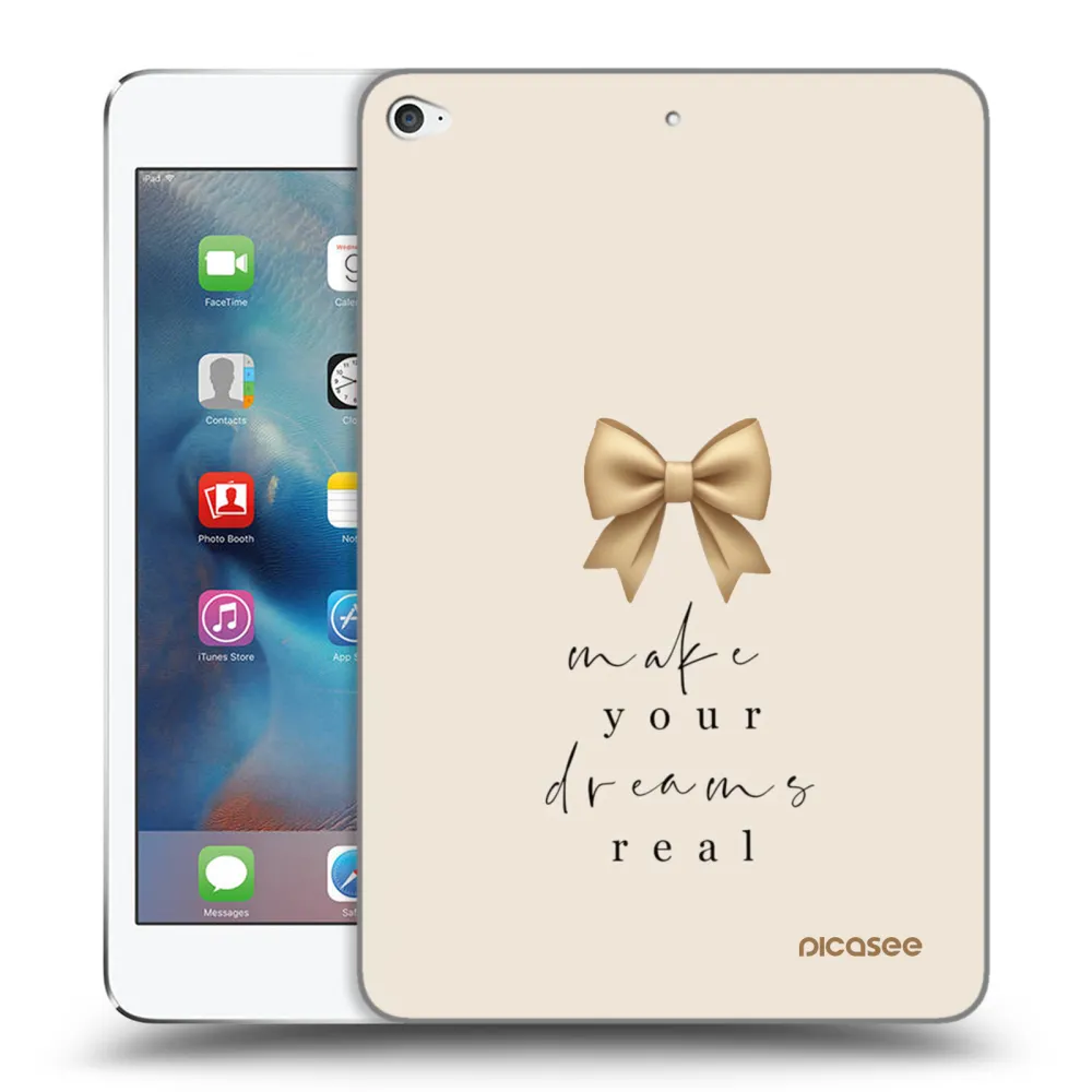 Picasee silikonový průhledný obal pro Apple iPad mini 4 - Golden Dream