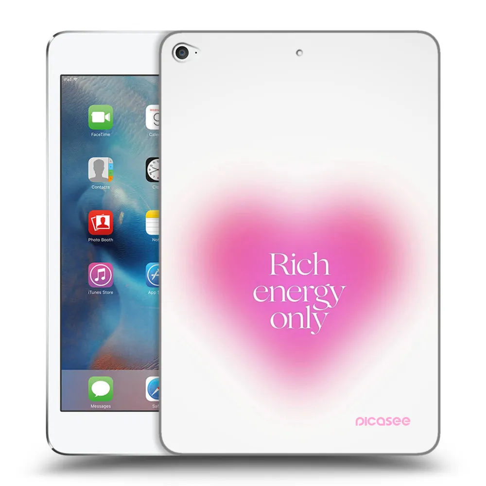 Picasee silikonový průhledný obal pro Apple iPad mini 4 - Rich Energy