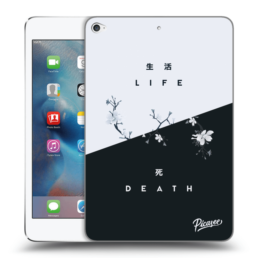 Picasee silikonový průhledný obal pro Apple iPad mini 4 - Life - Death