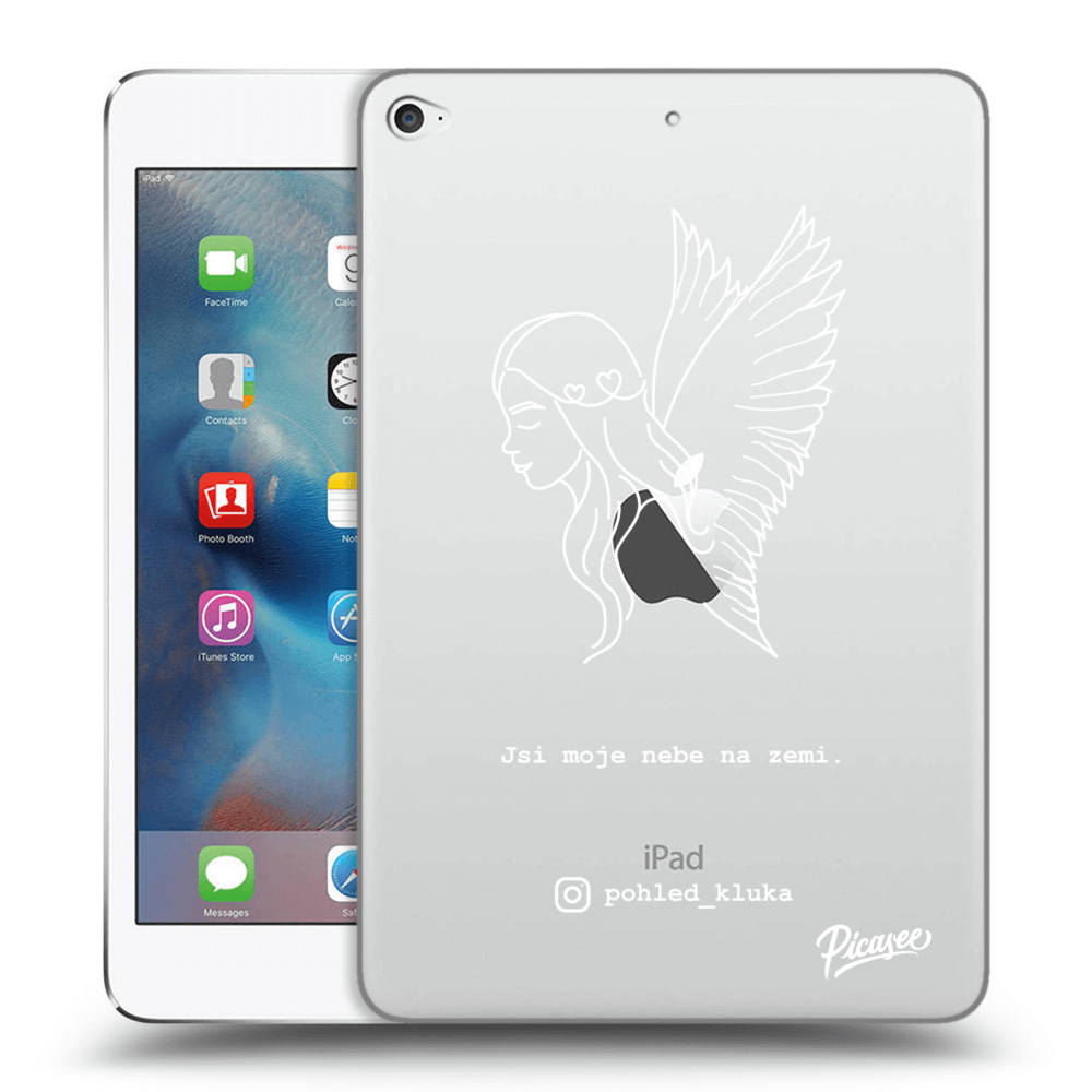 Picasee silikonový průhledný obal pro Apple iPad mini 4 - Heaven White