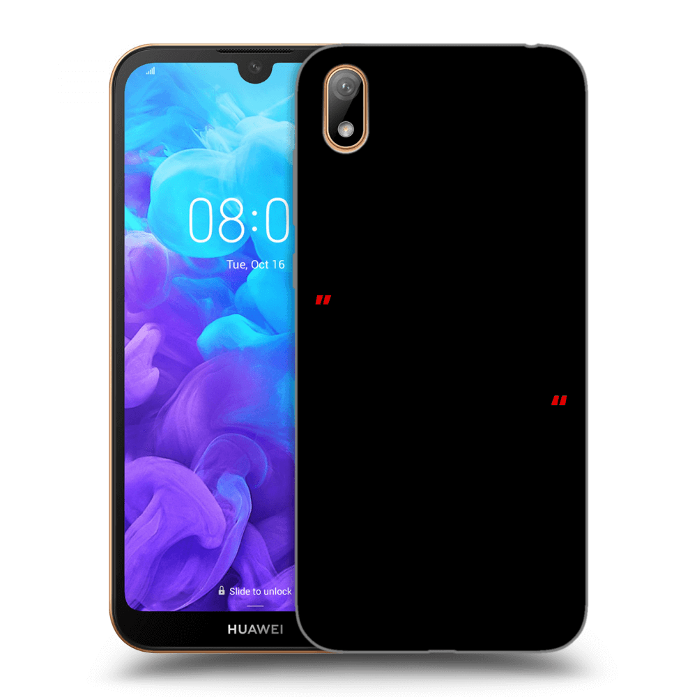 Picasee silikonový černý obal pro Huawei Y5 2019 - Správná láska