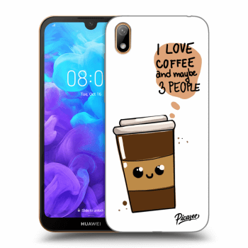 Picasee silikonový průhledný obal pro Huawei Y5 2019 - Cute coffee