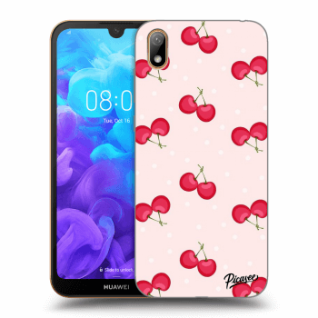 Picasee silikonový průhledný obal pro Huawei Y5 2019 - Cherries