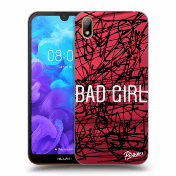 Picasee silikonový průhledný obal pro Huawei Y5 2019 - Bad girl