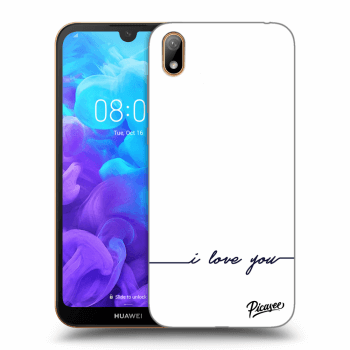 Picasee silikonový průhledný obal pro Huawei Y5 2019 - I love you