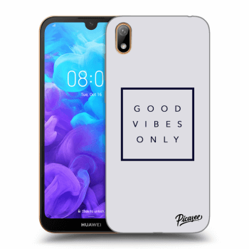 Picasee silikonový průhledný obal pro Huawei Y5 2019 - Good vibes only