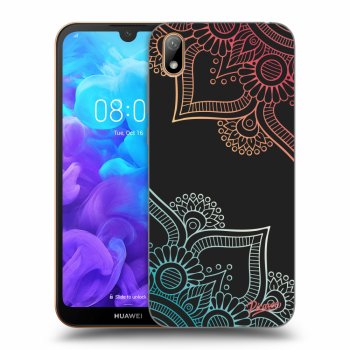 Picasee silikonový černý obal pro Huawei Y5 2019 - Flowers pattern