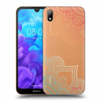 Picasee silikonový průhledný obal pro Huawei Y5 2019 - Flowers pattern