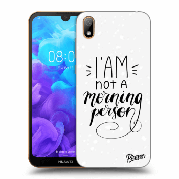 Picasee silikonový průhledný obal pro Huawei Y5 2019 - I am not a morning person