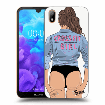Picasee silikonový průhledný obal pro Huawei Y5 2019 - Crossfit girl - nickynellow