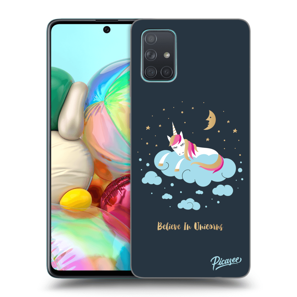 Picasee ULTIMATE CASE pro Samsung Galaxy A71 A715F - Believe In Unicorns