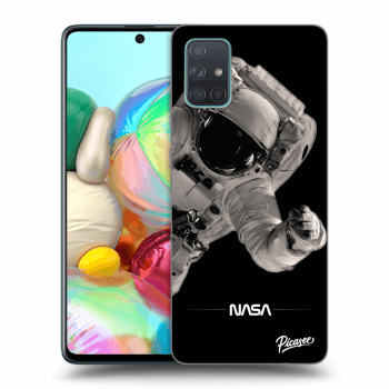 Picasee silikonový průhledný obal pro Samsung Galaxy A71 A715F - Astronaut Big