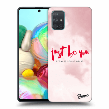 Picasee ULTIMATE CASE pro Samsung Galaxy A71 A715F - Just be you