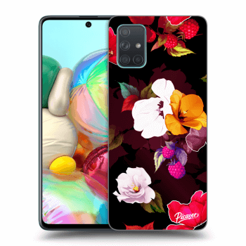 Obal pro Samsung Galaxy A71 A715F - Flowers and Berries
