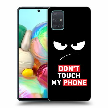 Obal pro Samsung Galaxy A71 A715F - Angry Eyes - Transparent