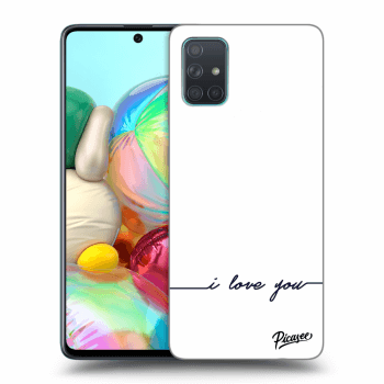 Obal pro Samsung Galaxy A71 A715F - I love you